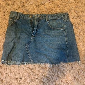 urban outfitters jean skirt
